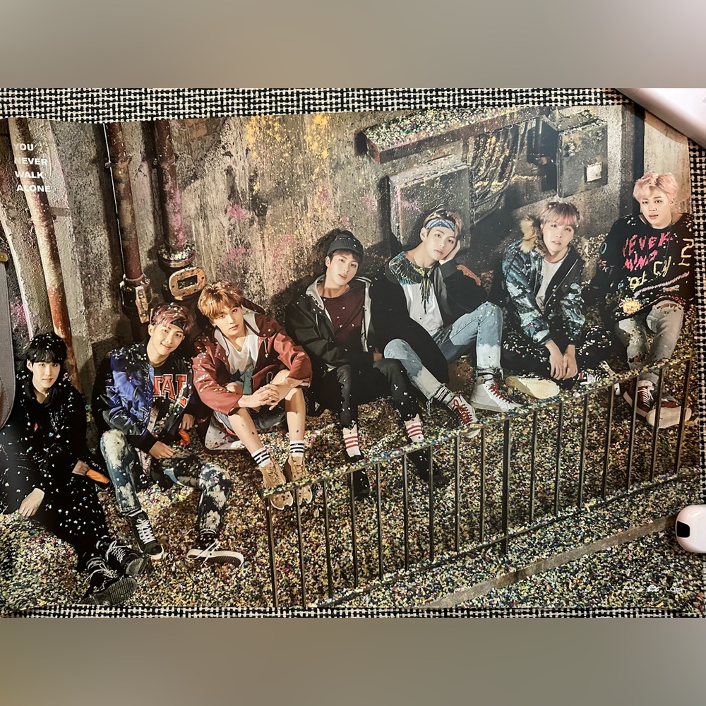 Official BTS YNWA Album Rolled Poster